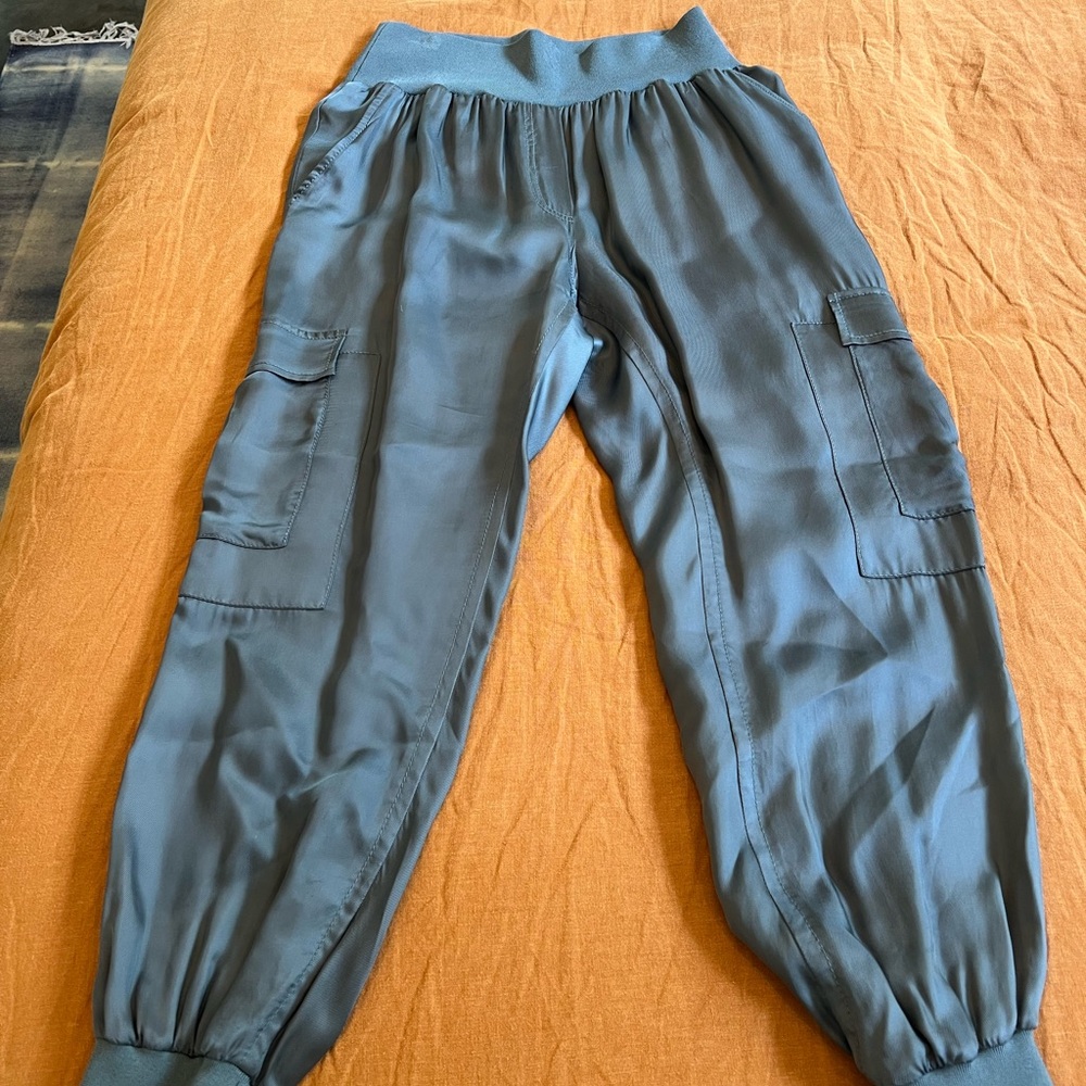 Cinq à Sept Grey Cargo Pants